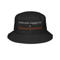 Embroidered Bucket Hat — "Lakeside Supply Co × Connecting Content" Logo