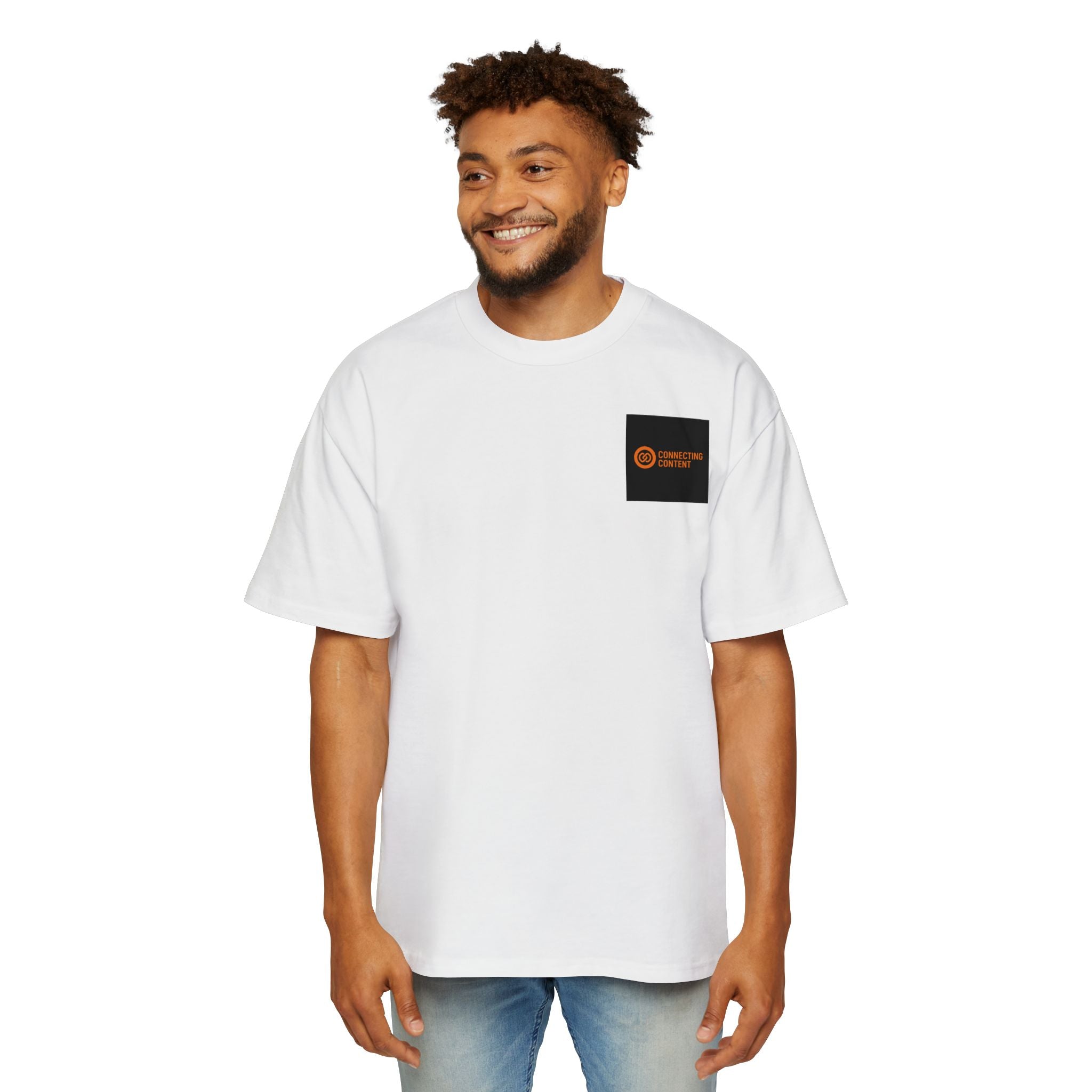 Connecting Content Oversized Logo Tee